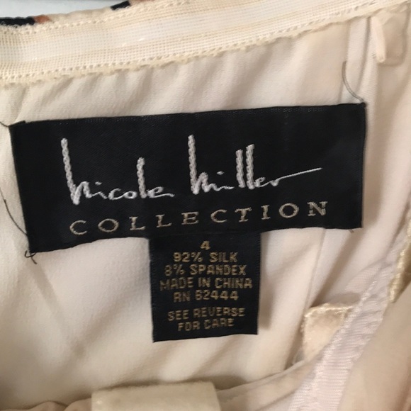 Nicole Miller Collection animal Print strapless - Picture 3 of 6